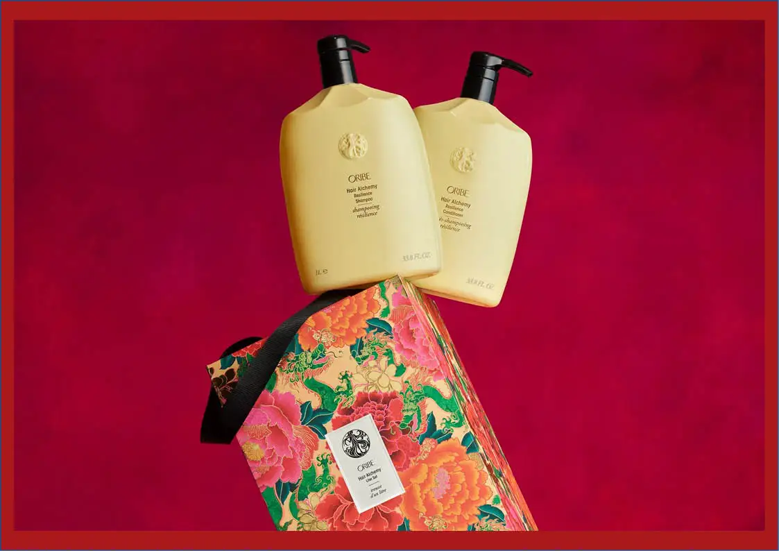 Product shot of ORIBE's 2024 Lunar New Year collection.