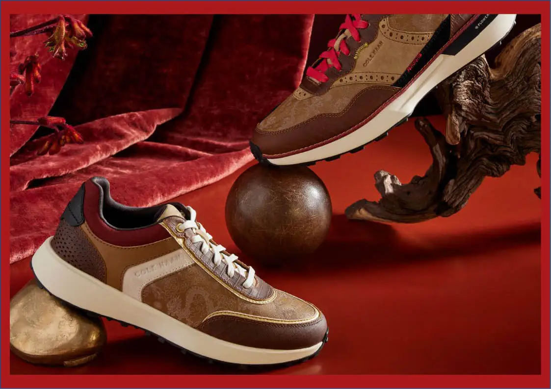 Product shot of Cole Haan's 2024 Lunar New Year collection.