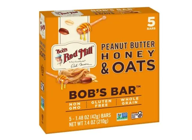 Bob's Red Mill Peanut Butter Honey & Oats Bar 