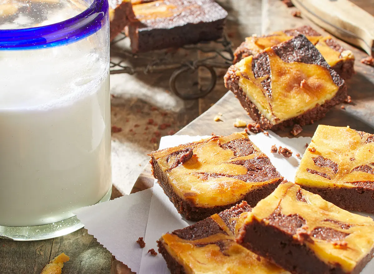 keto latte swirl brownies