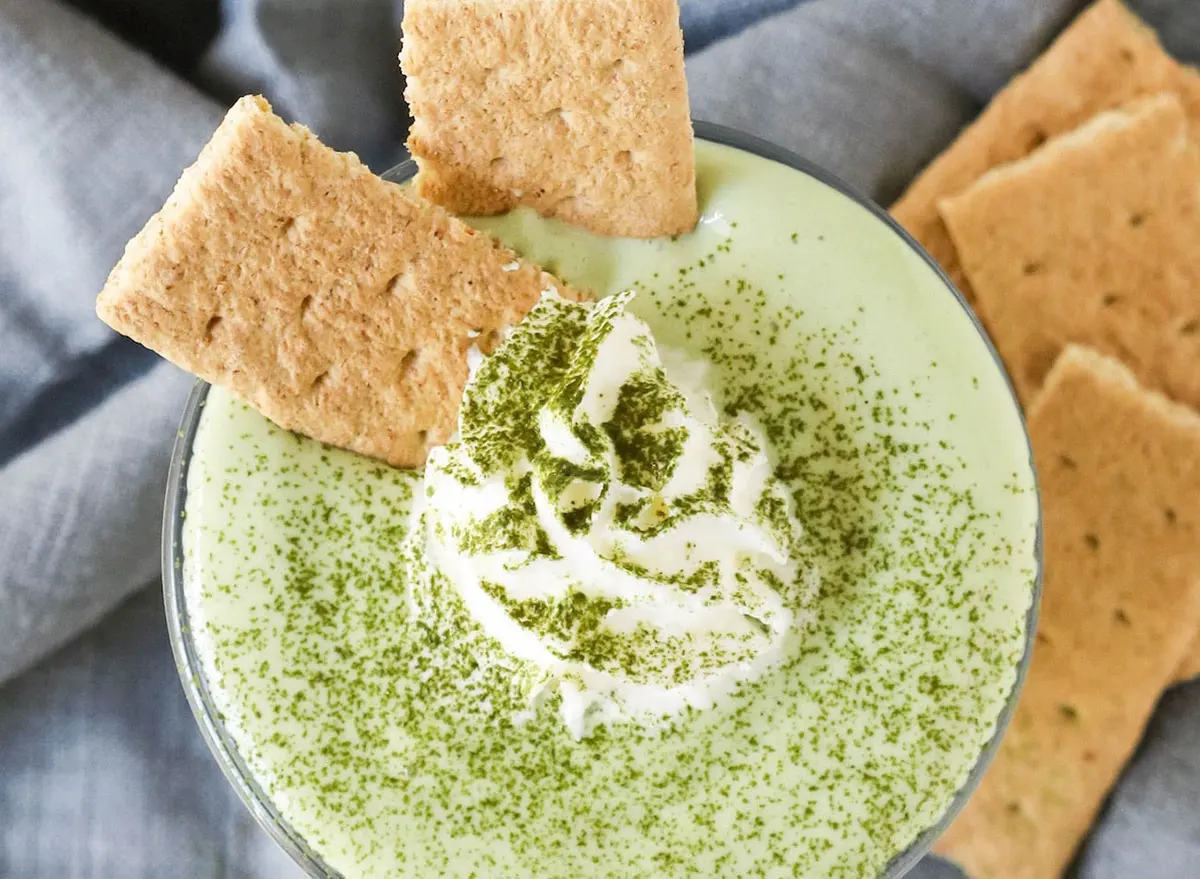 matcha cheesecake dip