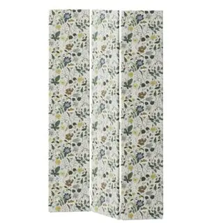 Floral room divider screen