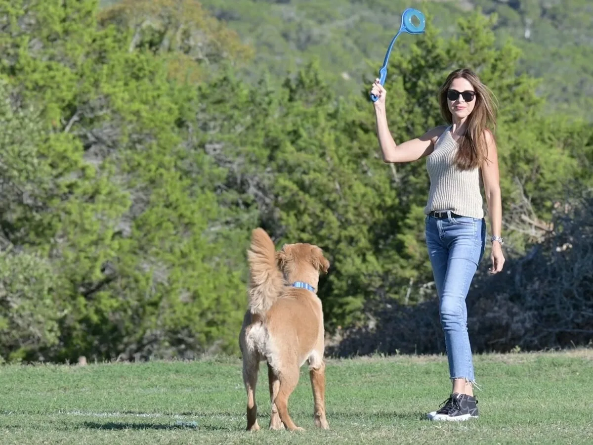 Gitit MAX! high-performance dog toy provides your pup with fast-paced fetching fun