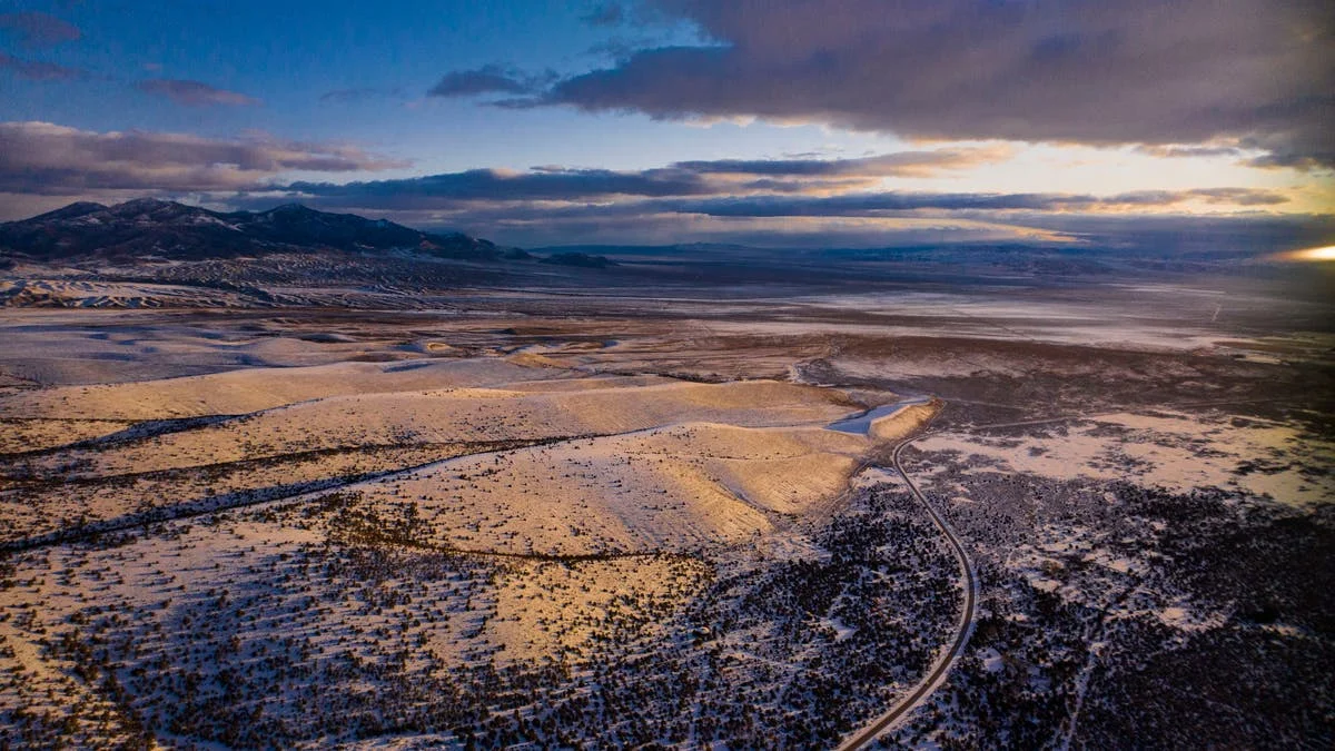 Peaks of the Great Basin Mountain Range