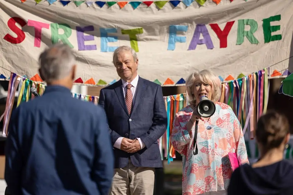 Harry Enfield and Alison Steadman in sitcom Here We Go. Photo: BBC