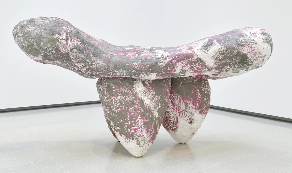Untitled: modern sculpture; 2022 by Phyllida Barlow in When Form Comes Alive. Photo Jo Underhill. Courtesy Hayward Gallery 