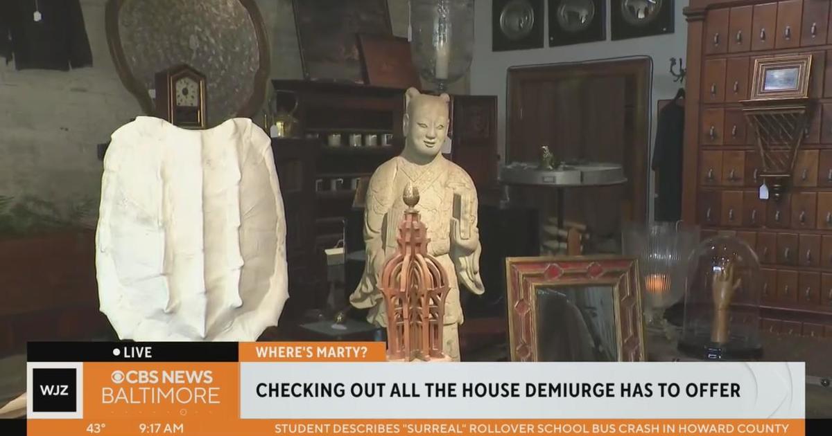 Where’s Marty?  Getting a look at some unique home décor and antiques at House Demiurge