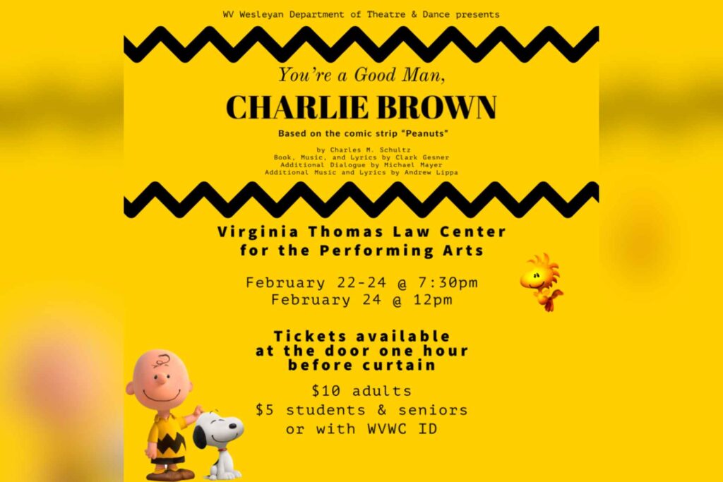 WVWC Department of Theatre and Dance to present ‘You’re A Good Man, Charlie Brown’ Feb. 22-24