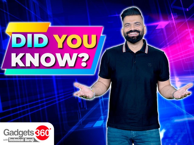 Gadgets 360 With Technical Guruji: Did You Know? [April 6, 2024]