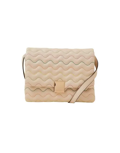 Dense Wiggle Stitch Crossbody Bag Cream, £25, Accessorize Collection