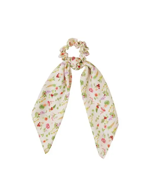 Dense Floral Scrunchie Scarf Hair Pastel-Multi, £14, Accessorize Collection