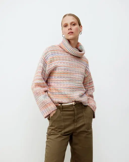 Space Dye Roll Neck, £65, Oliver Bonas