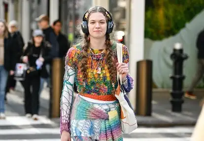 NYFW F/W 24 Street Style Beauty looks