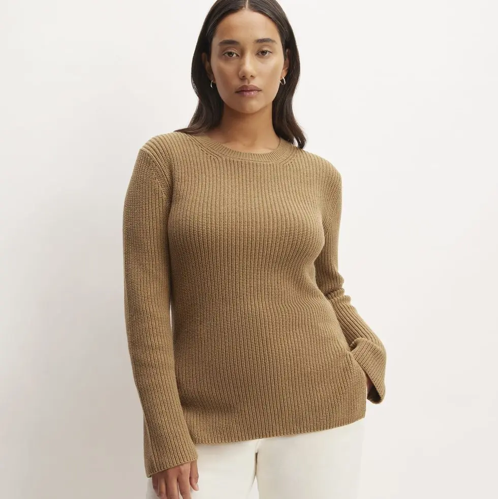 The Organic Cotton Slim Crew Sweater