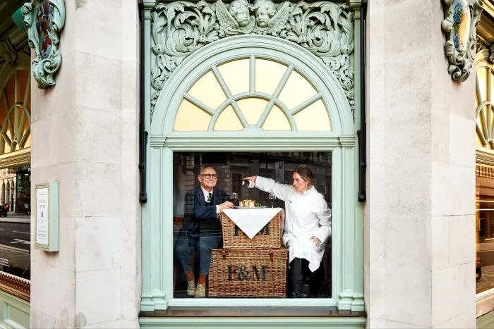 St John co-founder Trevor Gulliver toasts the restaurant’s new temporary home