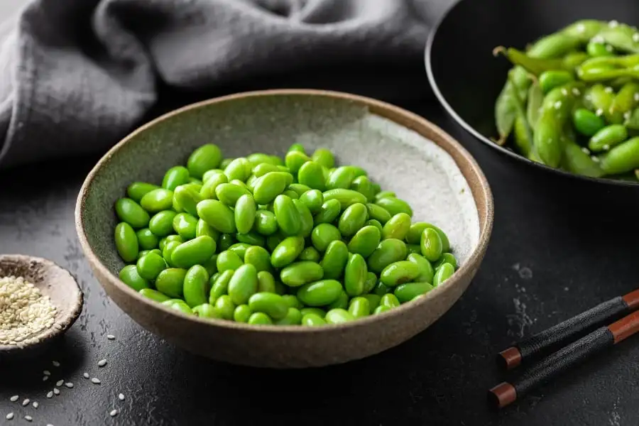 Edamame, full of plant-based protein