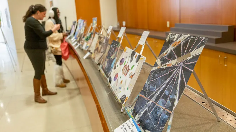 Visual arts gallery