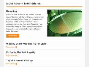 Get Mannerisms, Gadget Master, the Daily and the Weekly, in newsletter form