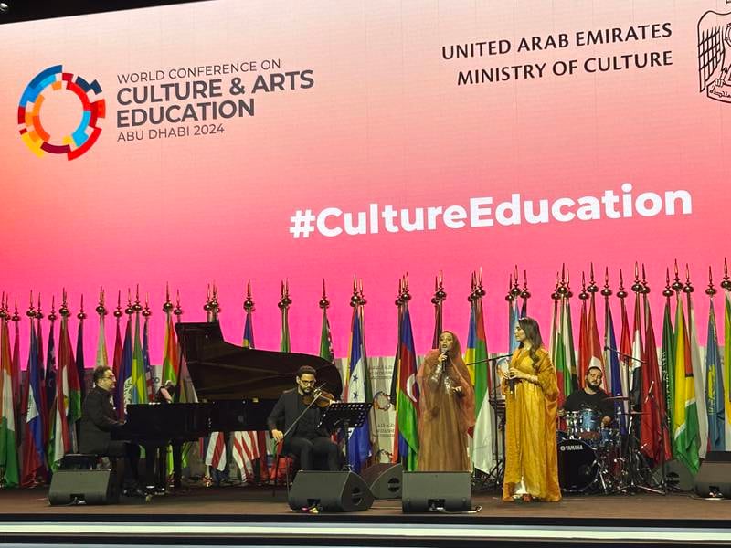 Unesco conference on culture opens in Abu Dhabi with opera, poetry and Al Wanna