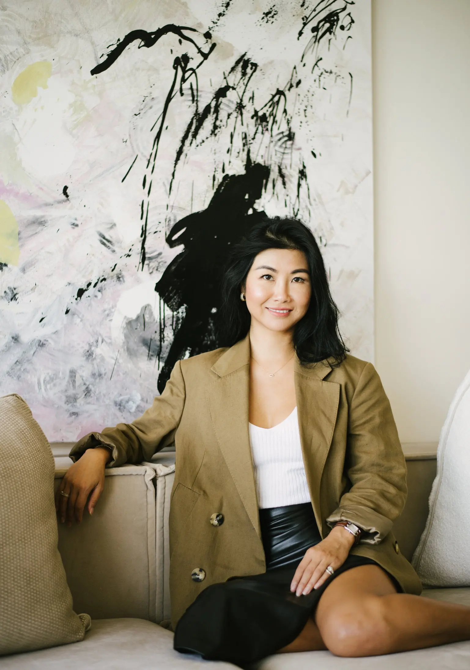 Mischa handbags founder and All Great Minds main consultant Michelle Lai loves the olives, tamara and stuffed vine leaves at Barbounaki Kolonaki in Athens. Photo: Handout