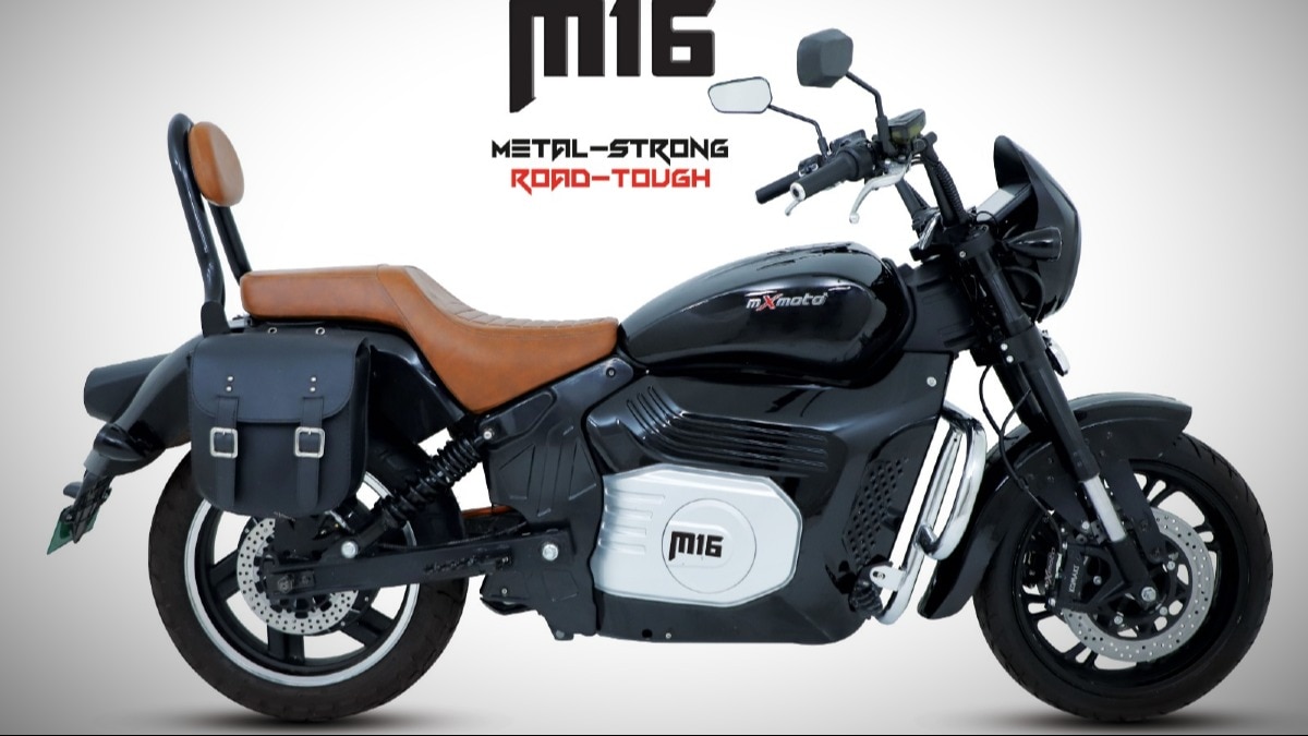MXmoto M16: सिंगल चार्ज में 220Km की रेंज और 8 साल की वारंटी! लॉन्च हुई पावरफुल क्रूजर इलेक्ट्रिक बाइक, कीमत है इतनी