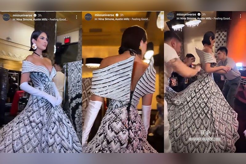 Miss Universe queens wear Michael Cinco, Rian Fernandez at NY, Dubai fashion weeks