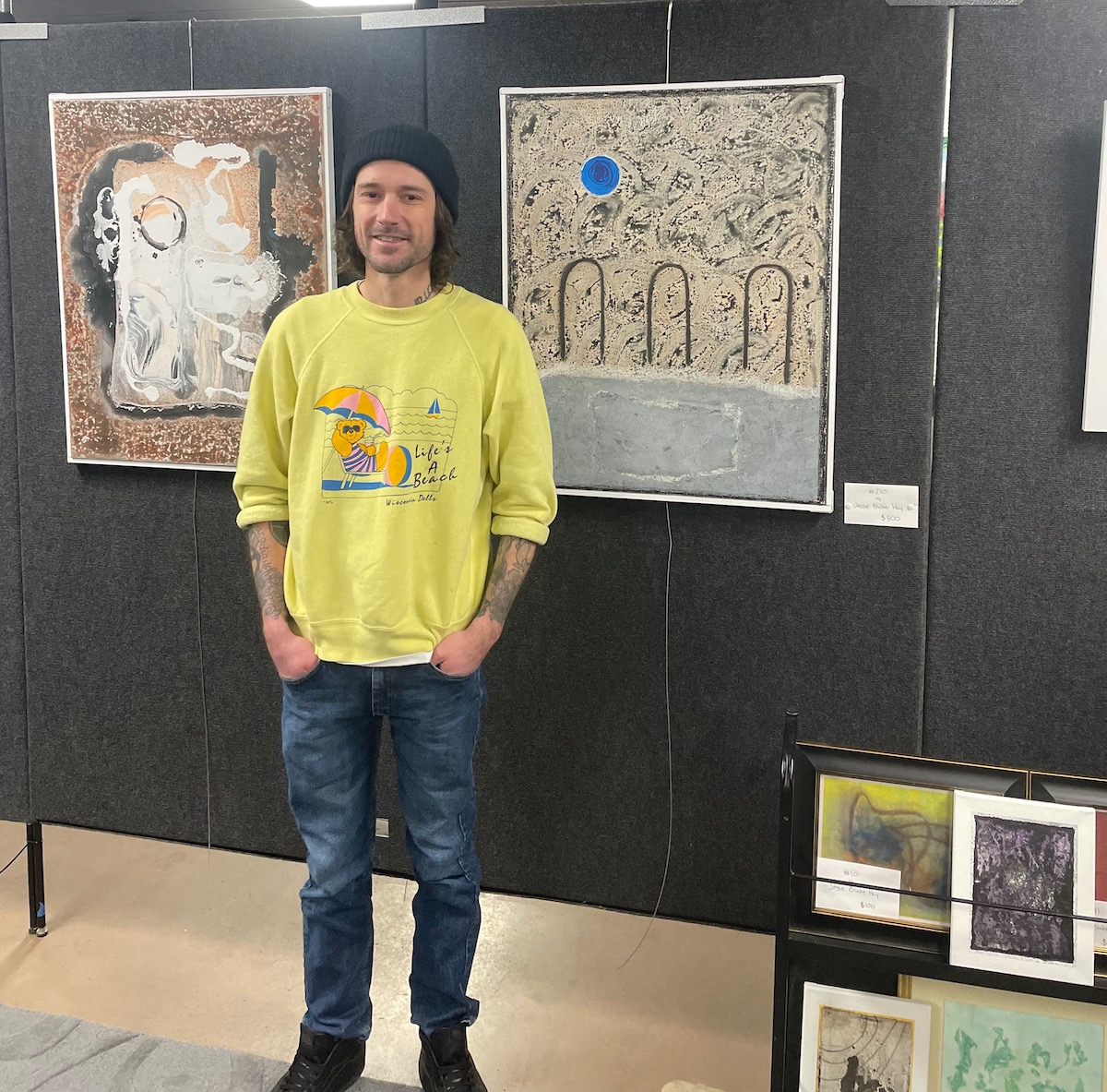 Jesse Hay’s art displayed at The 1106 Gallery
