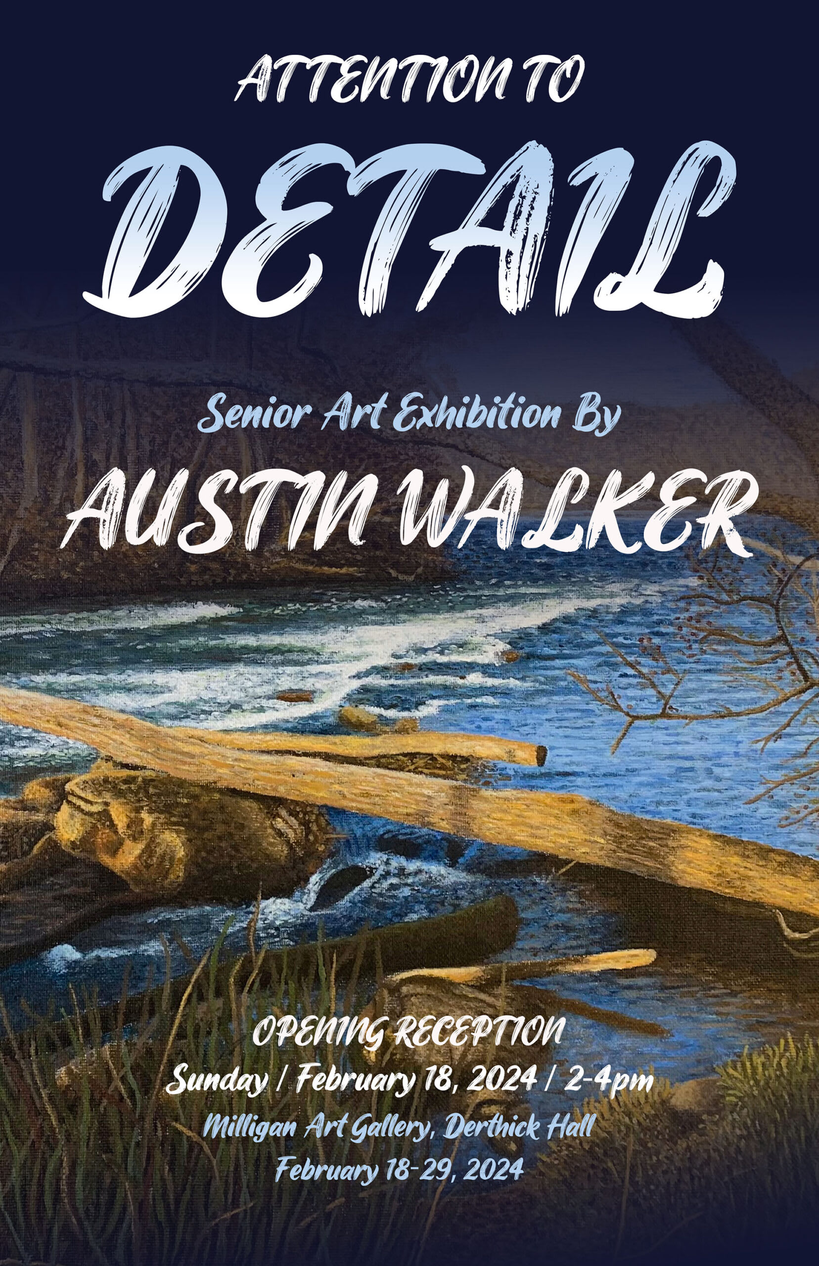 Senior art exhibit, ‘Attention to Detail,’ opens Feb. 18