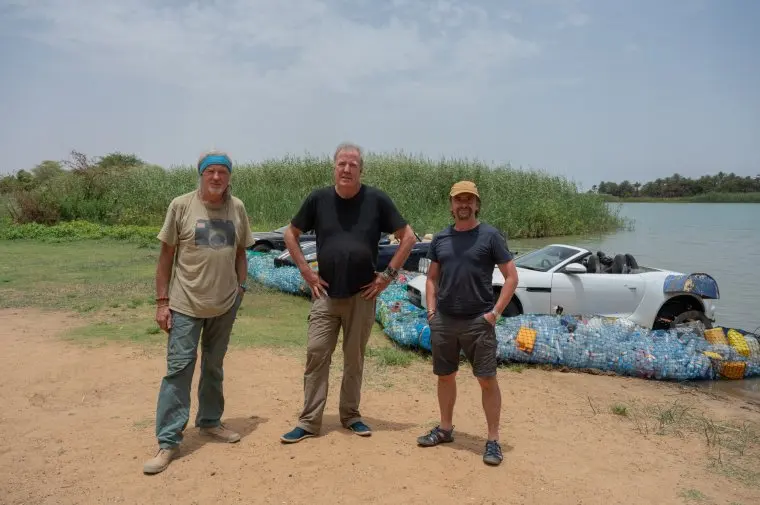 James May, Jeremy Clarkson, Richard Hammond The Grand Tour: Sand Job TV Still Amazon Prime