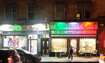 The University Cafe was one Glasgow eaterie favoured by Anthony Bourdain.