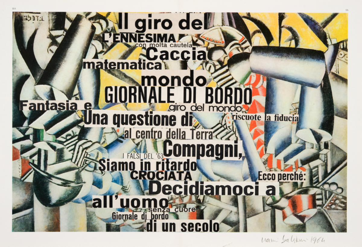 Center For Italian Art Announces New Exhibition: Nanni Balestrini: Art As Political Action