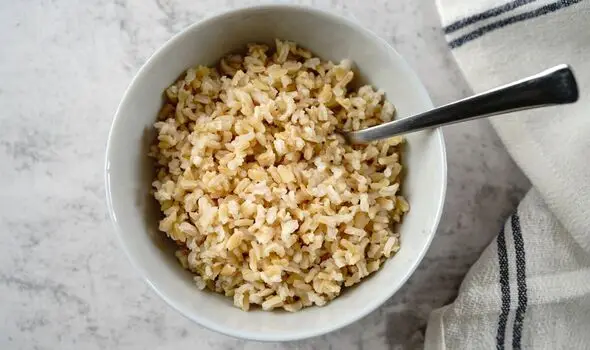 Bowl of brown rice