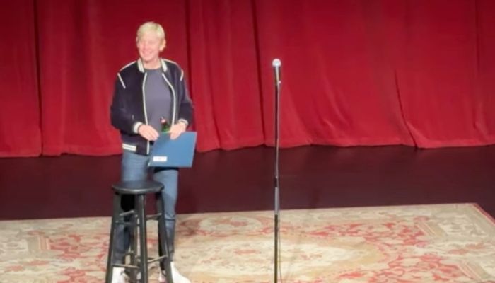 Ellen DeGeneres Does a Surprise Stand-Up Show in Los Angeles