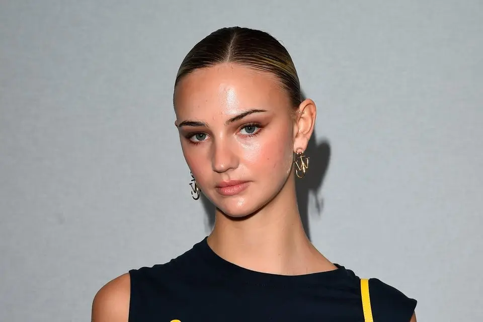 Mia Regan attends the JW Anderson show during London Fashion Week