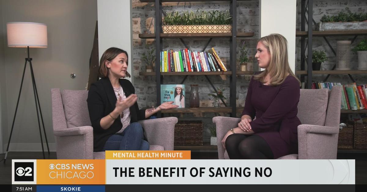 Mental Health Minute: The benefit of saying no