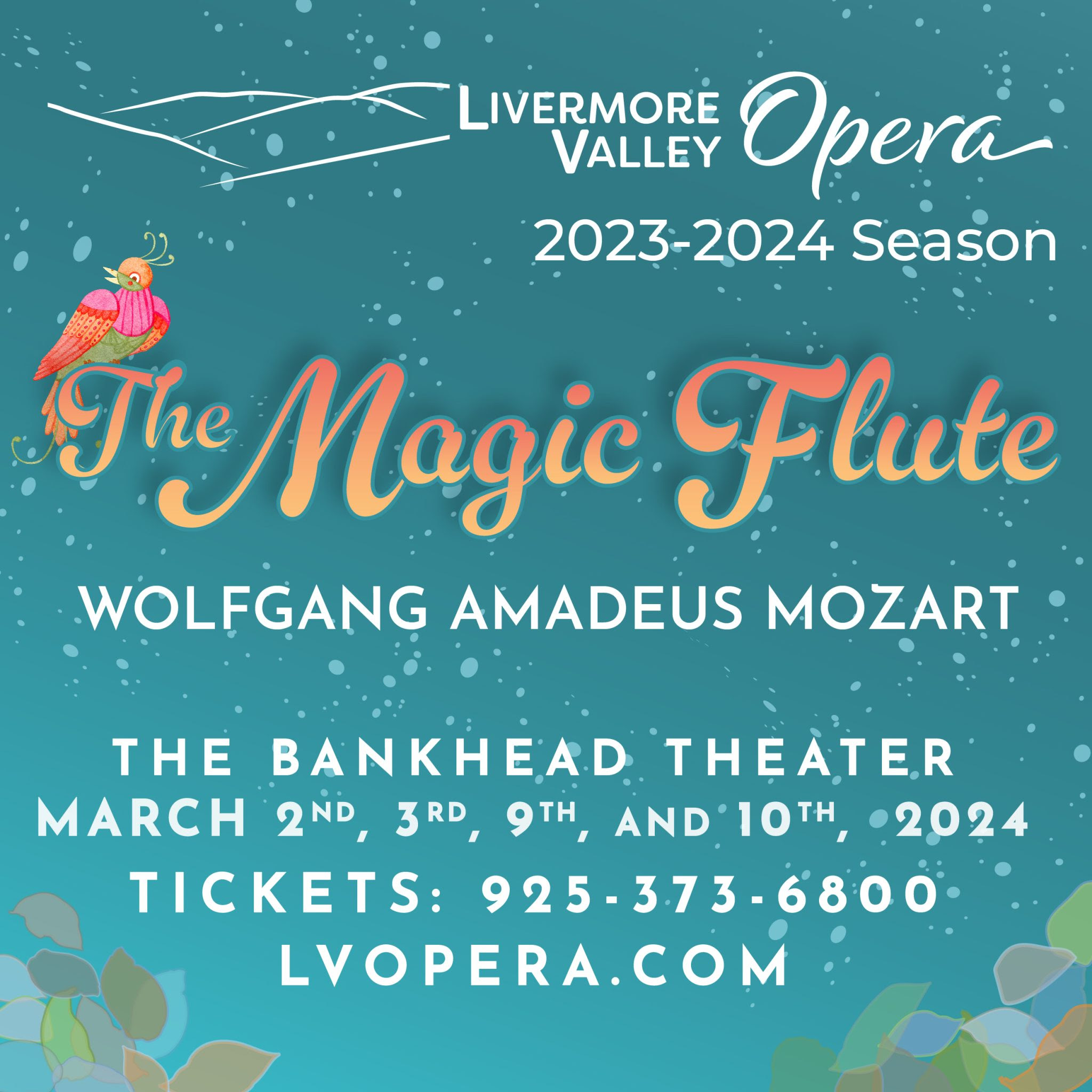 Livermore Valley Opera to Present ‘The Magic Flute’