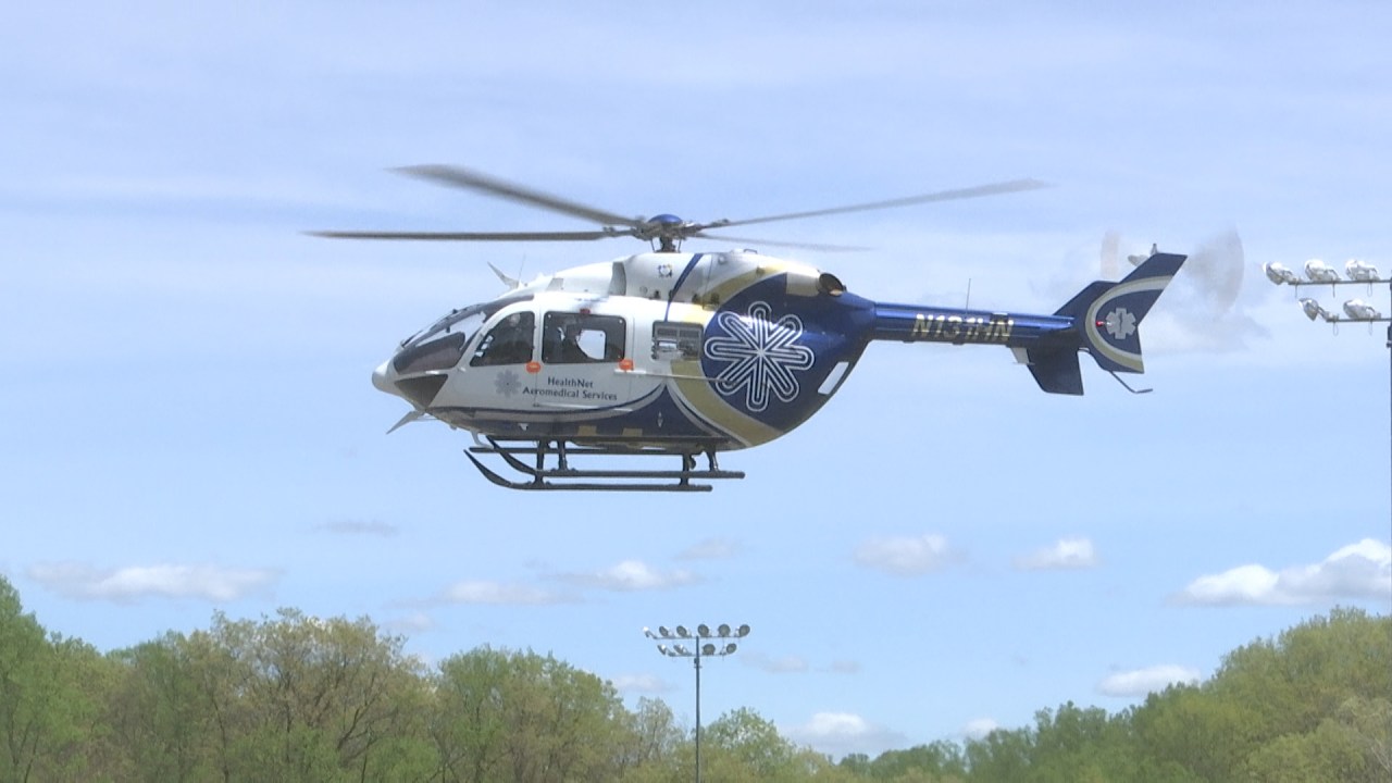 1 flown to Morgantown after being hit by a car in Lumberport