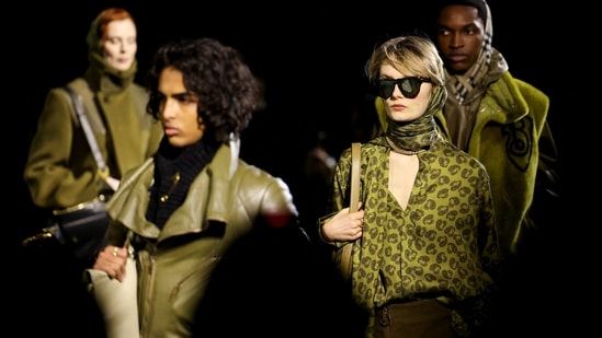 London Fashion Week: Burberry presents star-studded Autumnal collection featuring outerwear and sporty silhouettes