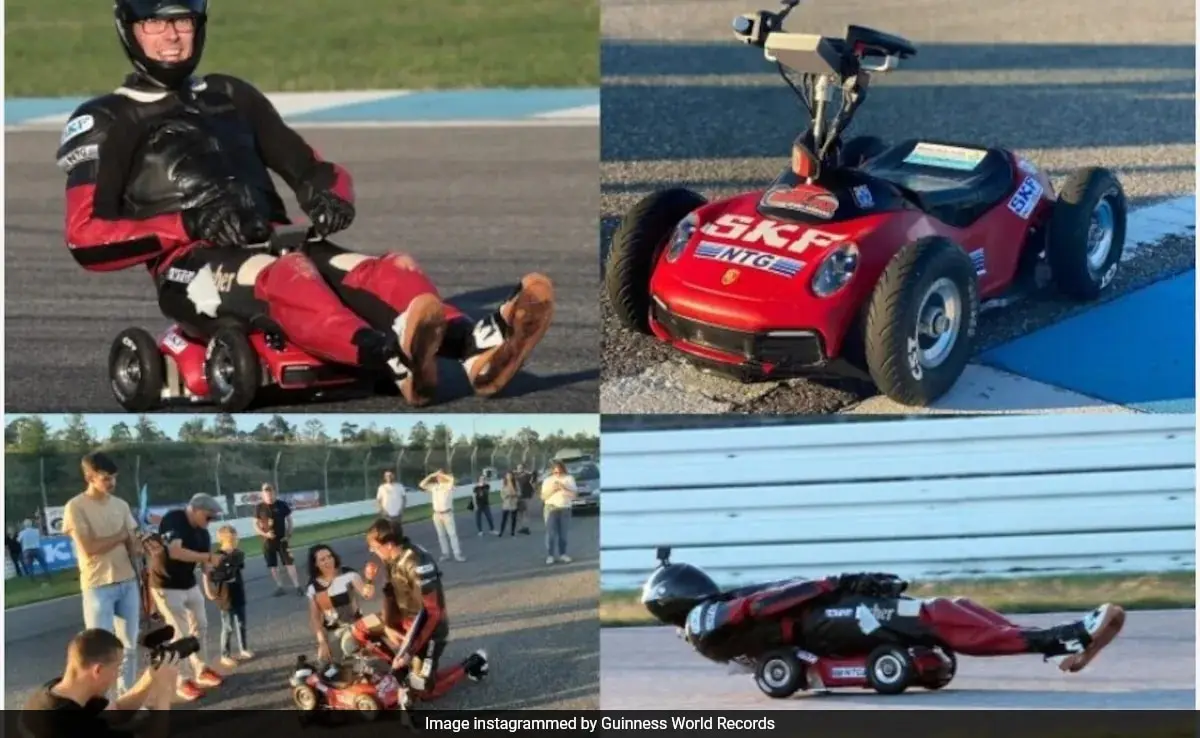 Watch: Man Modifies Toy Car, Takes It For A Ride, Earns Guinness World Records Recognition