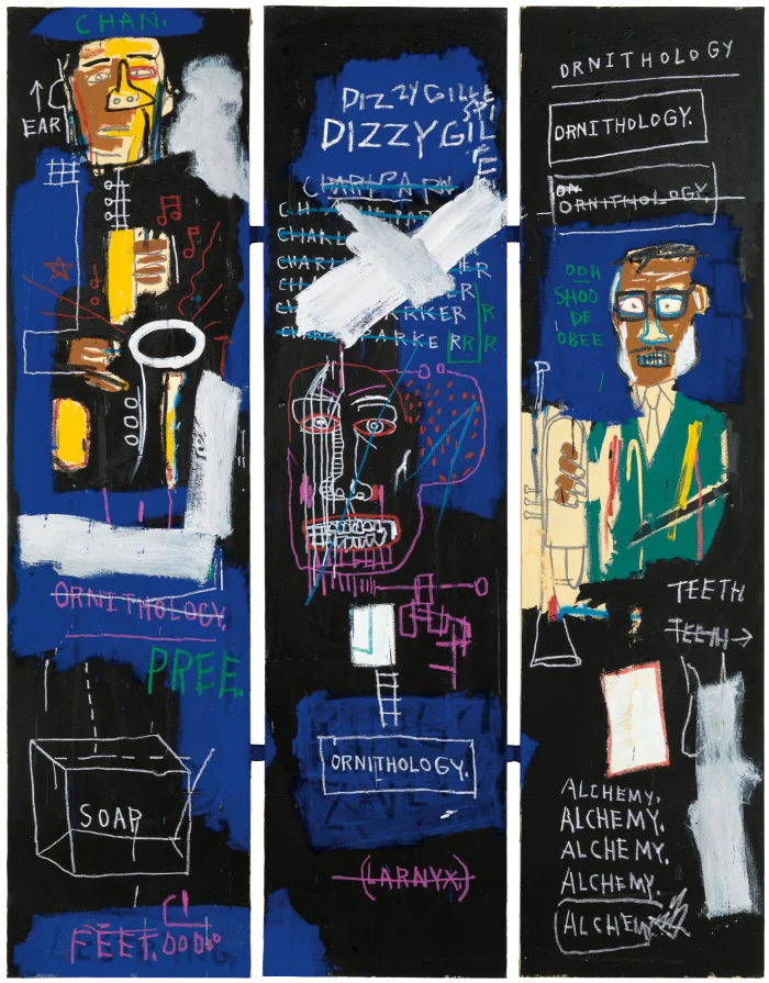 Horn Players, 1983, by Jean-Michel Basquiat