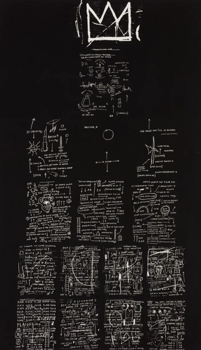 Tuxedo, 1983, by Jean-Michel Basquiat