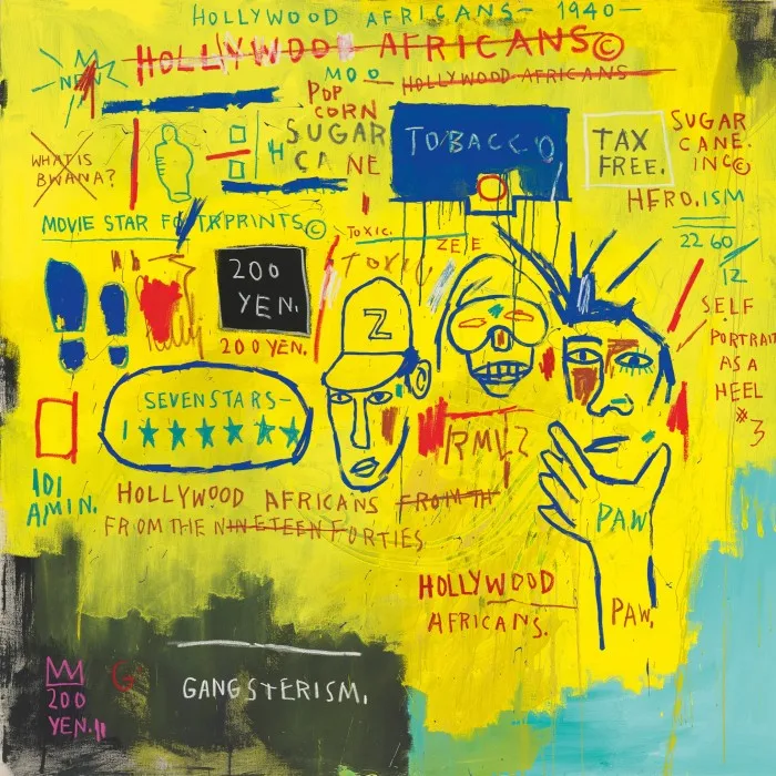 Hollywood Africans, 1983, by Jean-Michel Basquiat