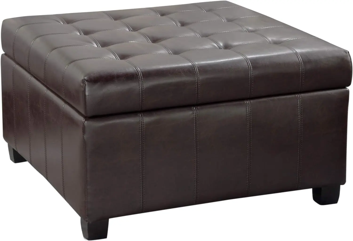 Christopher Knight Leather Ottoman