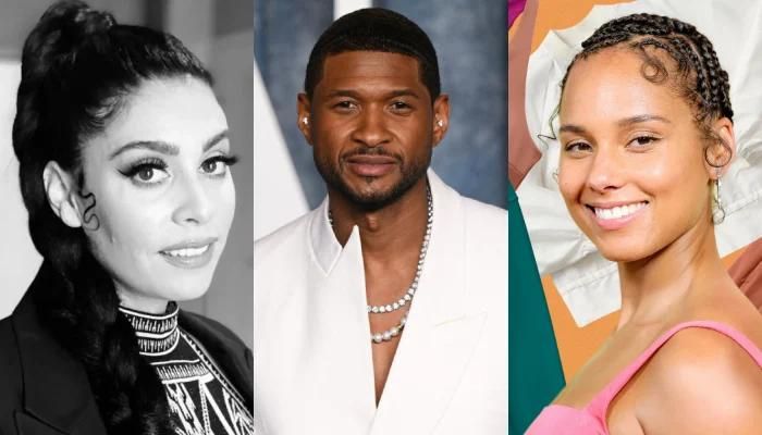 Usher Excuses Alicia Keys’ Super Bowl Hug Following Jennifer Goicoechea’s Marriage