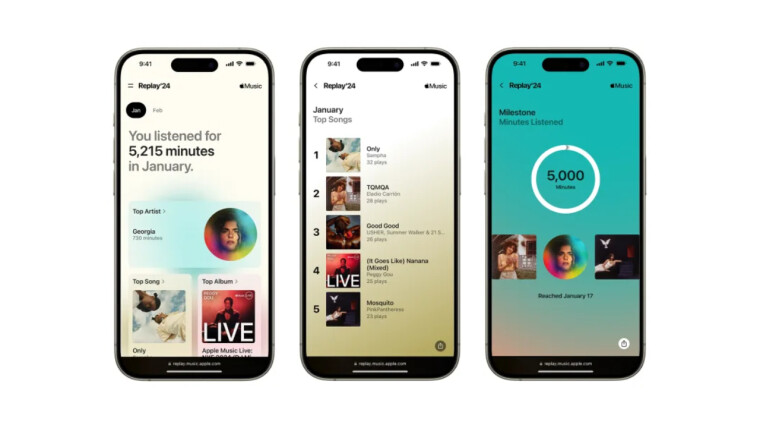 Apple Music adds monthly Replay stats for tracking your music habits