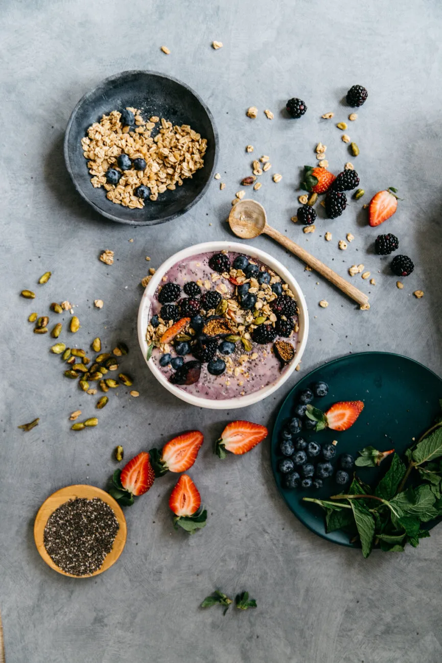 Yogurt smoothie bowl.