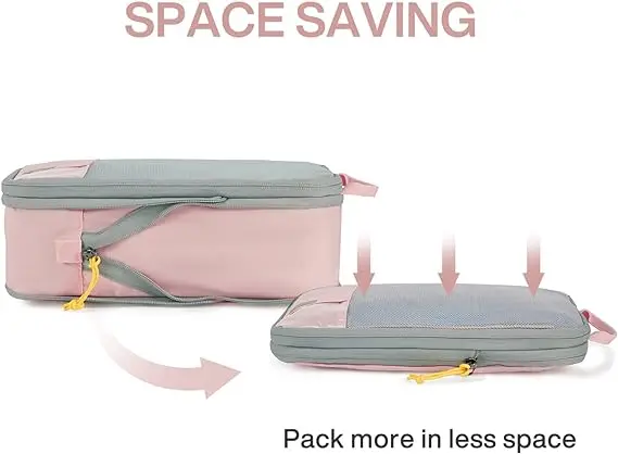 You can pack more in less space due to its double zipper lining