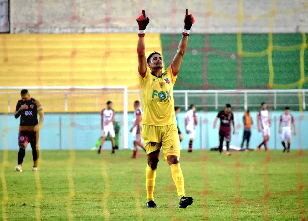 Babau, goleiro do Vasco-AC — Foto: Manoel Façanha/Arquivo Pessoal