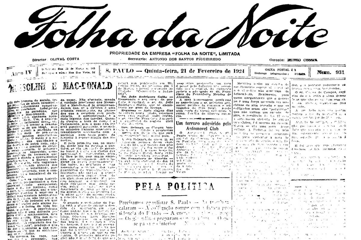 1924: Futebol do Rio sofre cisão com a saída de clubes da Liga – 20/02/2024 – Banco de Dados