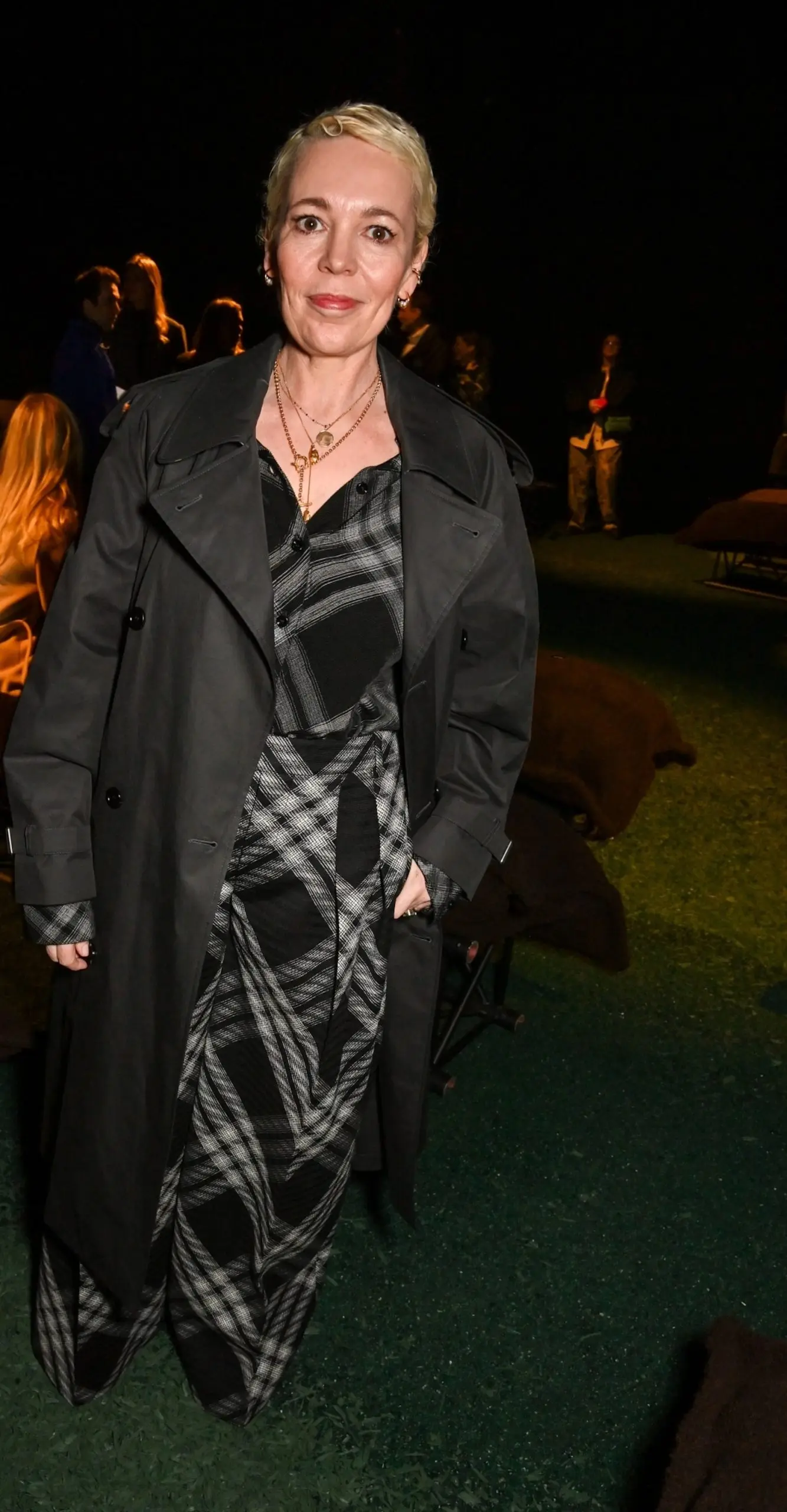 PHOTO: Olivia Colman attends the Burberry Winter 2024 show during London Fashion Week on Feb. 19, 2024 in London.